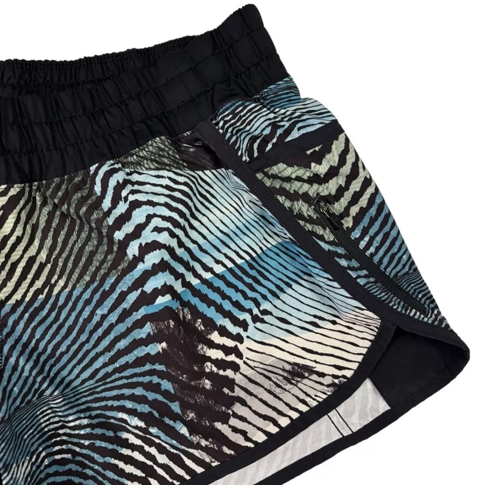 LULULEMON SEAWHEEZE SHORTS TRACKER III 4" SECRET SOCIETY TOFINO TEAL SIZE 12 - Picture 3 of 8
